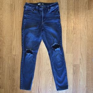 OLD NAVY Rockstar Super Skinny High-Rise Stretch Jeans Sz 6